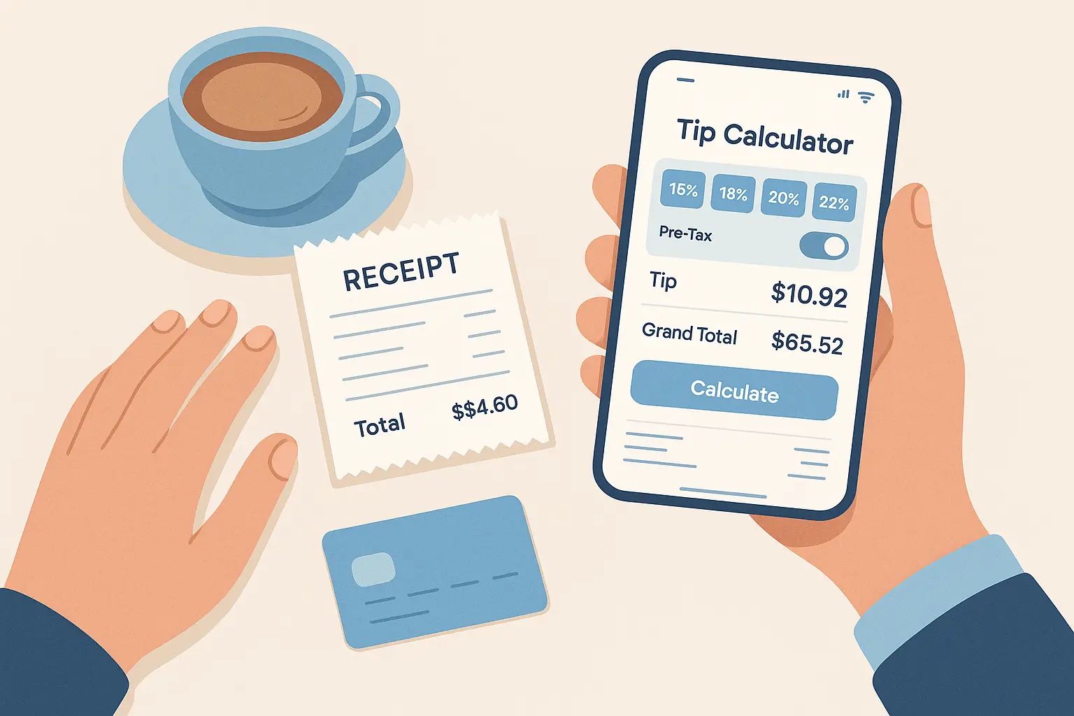 Restaurant Tip Calculator - featured