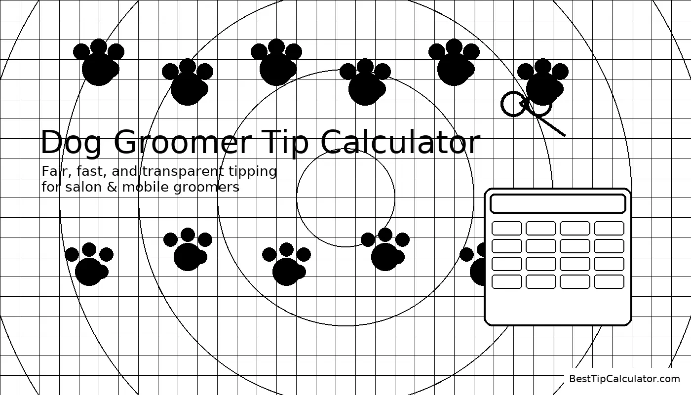dog groomer tip calculator featured image