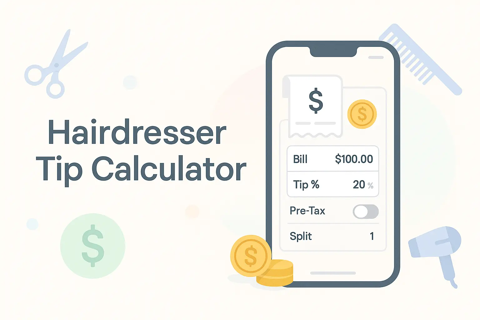 hairdresser tip calculator - featured