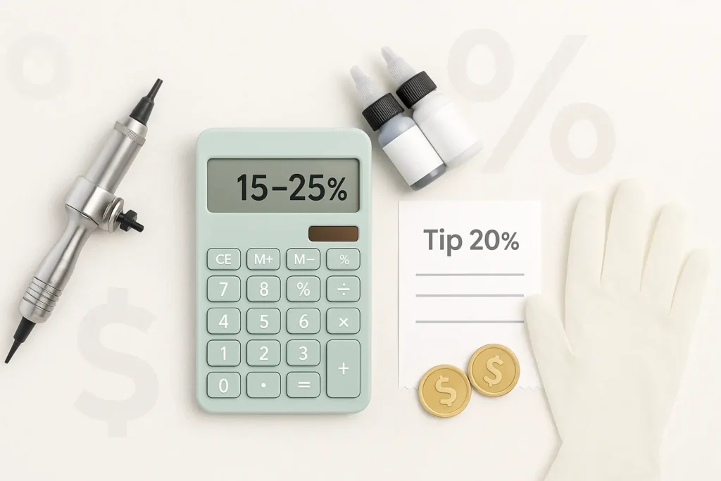 tattoo tip calculator - how much to tip?